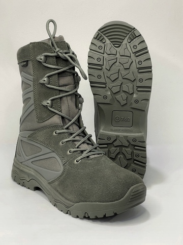 Тактические ботинки NovaTex Warrior 7.62 олива, замша и CORDURA®