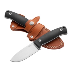 Фото Нож с фиксированным клинком LionSteel M2M, сталь M390, рукоять G10, черный