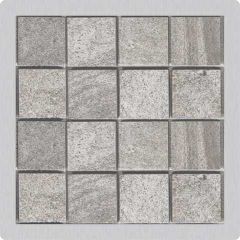 Alcaplast MPV016 Решетка для cливных трапов из нержавеющей стали 92?92 мм, нержавеющая сталь