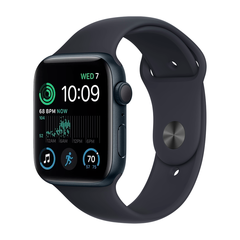 Умные часы Apple Watch SE (2022) GPS, 44mm, Aluminium Case with Sport Band M/L, Midnight (Темная ночь)