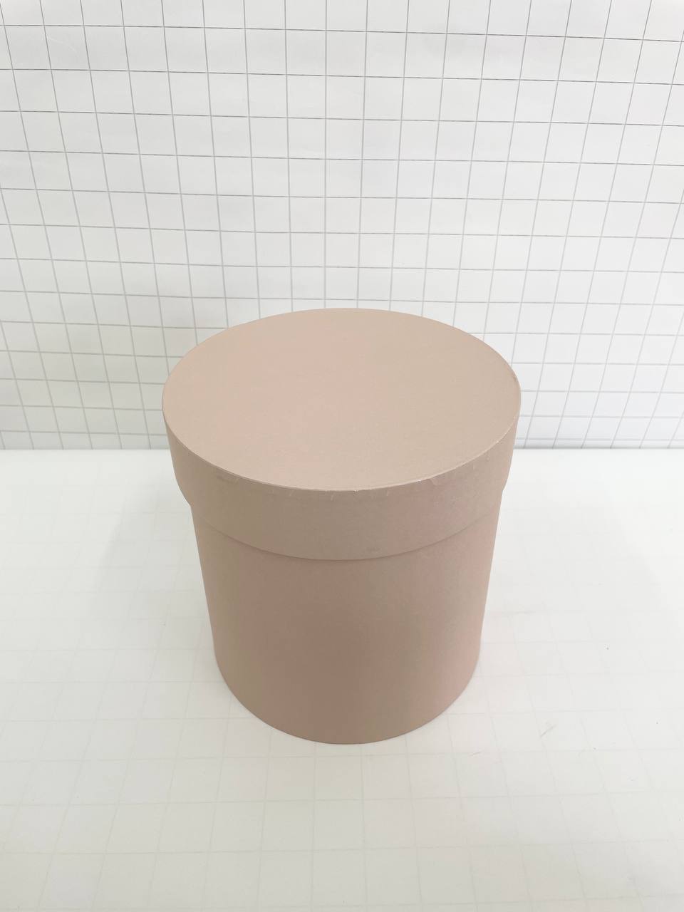 Цилиндр одиночный, 20*20 см, Пудровый, 1 шт.