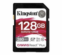 Kingston 128Gb Canvas React Plus SDXC UHS-II U3 V60 (280/100 Mb/s)