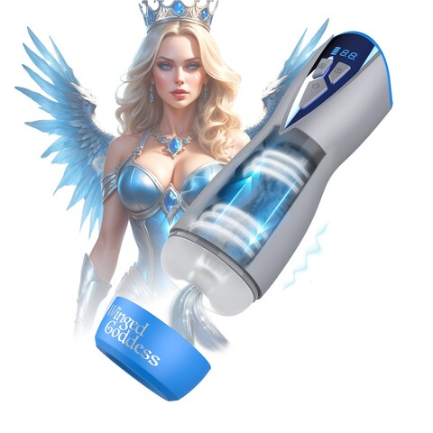 MAS005GRY / Интерактивный мастурбатор Masturs Winged Goddess Eloa. Вакуум, вибрация.