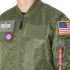 Бомбер Alpha Industries MA-1 Flex Sage Green (Зеленый)
