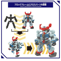 Сборная модель Blockcross Mobile Suit Gundam: GQuuuuuuX