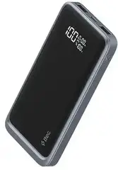 Внешний аккумулятор TTEC ReCharger LCD 20000mAh PD 100W Powerbank USB-C&2*USB-A с кабелем USB-C-USB-C, серый