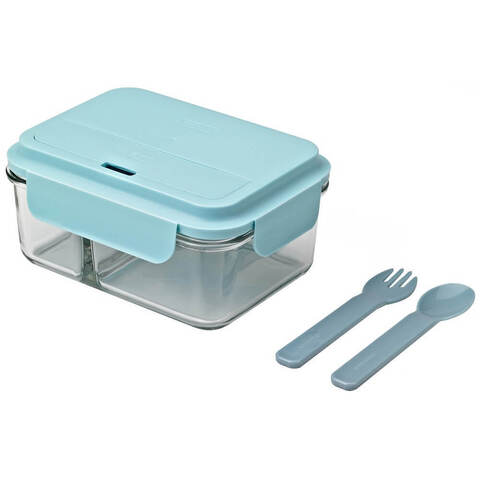 Контейнер ланч-бокс Glasslock GL-2578 Sky blue (1100ml; -20/+120℃; прямоугольный)