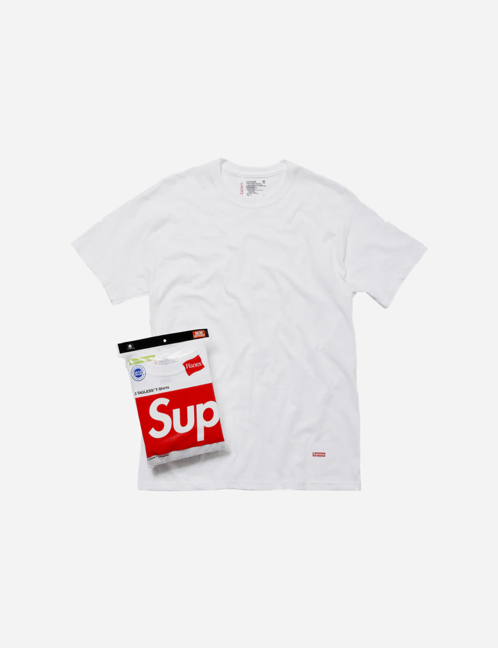 Supreme Hanes Tee White (3 pack) по самой выгодной цене