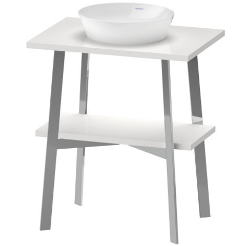 Duravit Cape Cod CC953408585 Консоль 805x700x480 мм напольная с 1 полкой, цвет Белый глянцевый