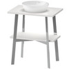 Duravit Cape Cod CC953408585 Консоль 805x700x480 мм напольная с 1 полкой, цвет Белый глянцевый