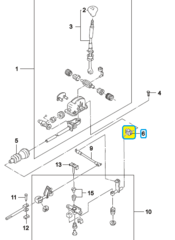 ХОМУТ КУЛИСЫ КПП NEXIA, LANOS, CHANCE 1,5, LACETTI, GENTRA, AVEO 1,4, ESP GM