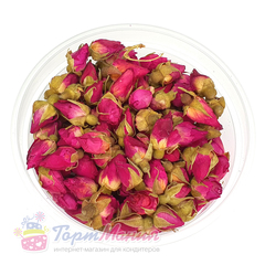 Розы сушёные (бутоны), баночка 20 гр