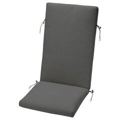 Подушка на стул IKEA FROSON / DUVHOLMEN (ФРеСеН / ДУВХОЛЬМЕН), Темно-серый, 116x45 см