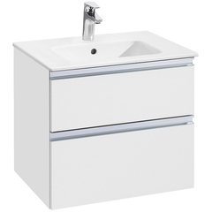 Roca The Gap A857397806 Тумба под умывальник подвесная, 2 ящика 605х460х530 мм, белый глянец фото