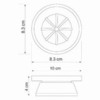 WasserKRAFT Donau K-2429 Мыльница, цвет: хром