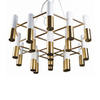 Люстра Ike Suspension белая-Gold 19