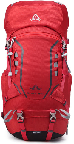 Картинка рюкзак туристический Ai One 8109s Red - 6