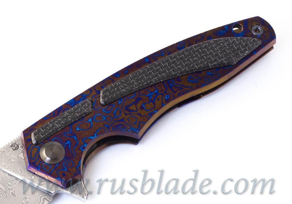 Cheburkov Kasatka Whale FULL CUSTOM Damascus - фотография 