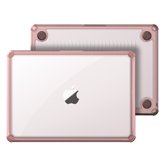 Чехол розового цвета для ноутбука MacBook Pro 13.3 (2016-2021) от Dux Ducis, серии LCGM Series Protective