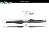 Пропеллер карбоновый HEP-L 30x10.5 T-Motor (пара)