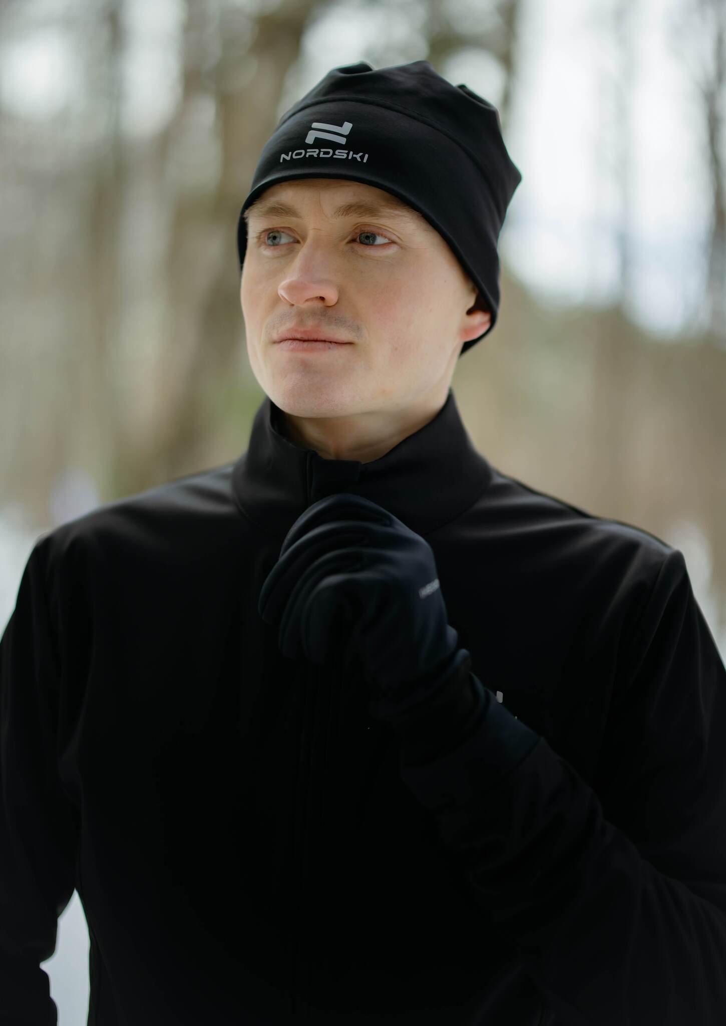 Мужская тренировочная лыжная куртка Nordski Pro black - 6