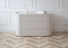 Комод Lagom 3 ящика ширина 120 см (дымка)