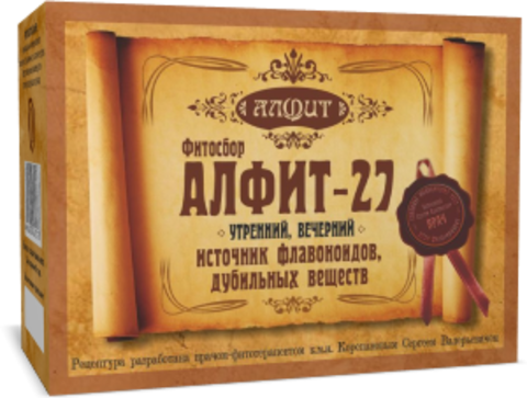 Фитосбор Алфит-27 Для профилактики атеросклероза, 60 ф/п*2г