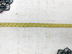 Лента декоративная люрекс косичка, ш. 0,8 см