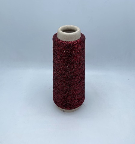 Torcitura di domaso (пр.Италия),art.Tore, 3750 м / 100 гр. 66% вискоза 34% полиэстер( люрекс ), цвет-Черно-красный(604), арт.30571