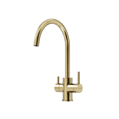 Sancos Taper SC4012BG Смеситель для кухни с краном для фильтрованной воды, цвет: брашированное золото фото