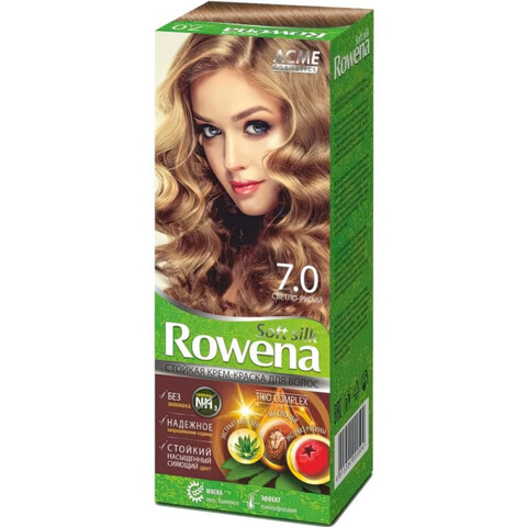 Крем-краска для волос Rowena soft silk, тон 7.0 светло-русый