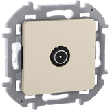 Розетка TV (телевизионная) - Legrand Inspiria - проходная - слоновая кость — фото 3