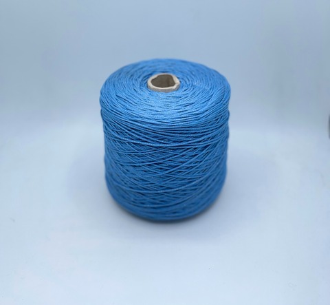 Industria Italiana (пр.Италия),art-Darling 220м/100гр, 64% Органический хлопок, 20% Полиамид, 16% Металлизированное волокно(люрекс), цвет-Джинс. арт-29176