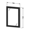 Duravit Cape Cod CC964100000 Зеркало с подсветкой 1106x766x60 мм, цвет белый