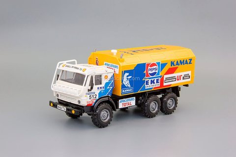 KAMAZ-4310 rally №512 white-yellow Elecon 1:43