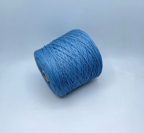Industria Italiana (пр.Италия),art-Darling 220м/100гр, 64% Органический хлопок, 20% Полиамид, 16% Металлизированное волокно(люрекс), цвет-Джинс. арт-29176