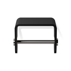 Decor Walther Black Stone 0974565 Держатель туалетной бумаги, цвет: чёрный,нержавеющая сталь фото