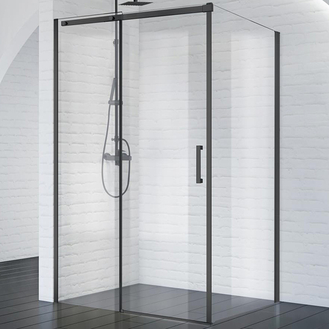 BelBagno Acqua ACQUA-AH-1-140/90-C-NERO Душевой уголок, 140x90, цвет: чёрный