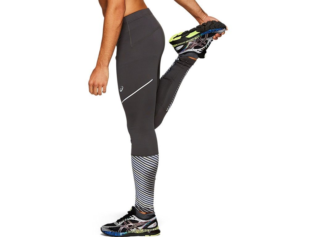 Asics Lite Show 2 Winter Tight утепленные тайтсы мужские серые - 3