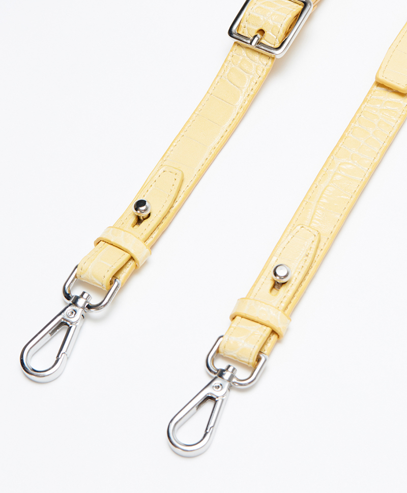 Ремень плечевой на карабинах Vintage Yellow