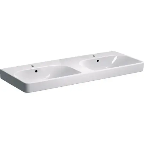 Geberit Smyle Square 500.223.01.1 Раковина двойная 120x48см, белый