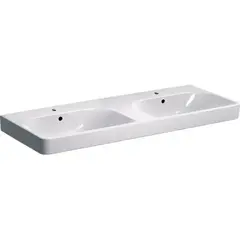 Geberit Smyle Square 500.223.01.1 Раковина двойная 120x48см, белый фото