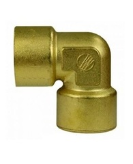 Переходник (угловой) 1/4внут-1/4внут, 350bar, латунь