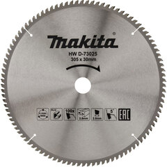 Пильный диск по алюминию 305x30x2,8/2x100T Makita D-73025