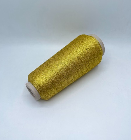 Torcitura di domaso (пр.Италия),art.Tore, 1800м / 100 гр. 64% вискоза 36% полиэстер( люрекс ), цвет-Желтое золото(1001), арт.30572