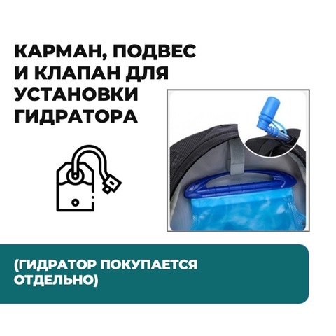 Картинка рюкзак городской Nevo Rhino 5165-NW Lake Blue - 7