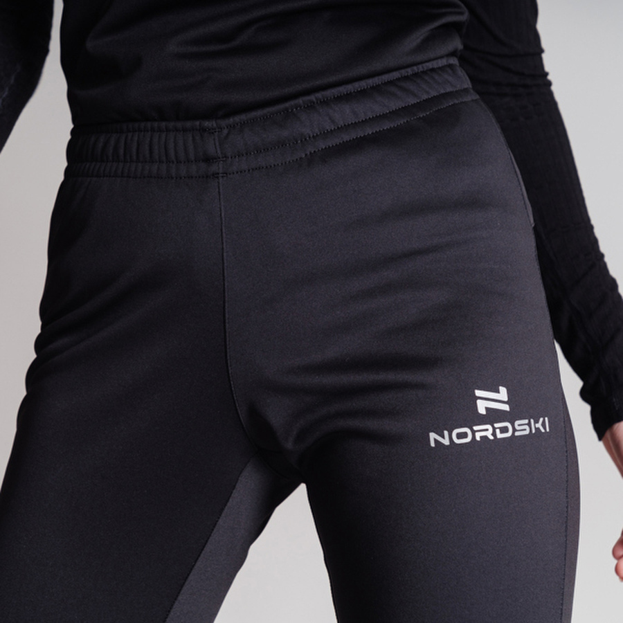Женский утепленный лыжный костюм Nordski Base black-red - 9