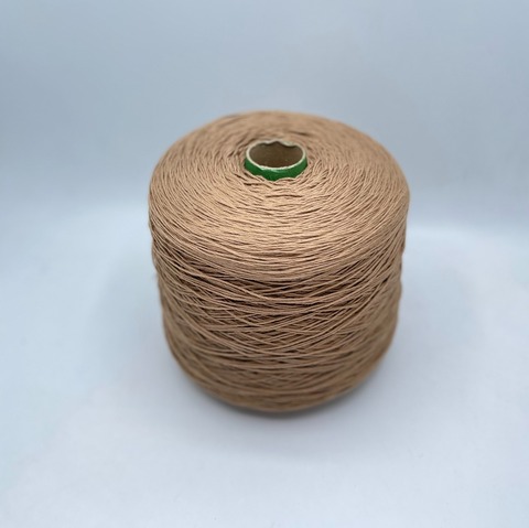 Бобинная пряжа (пр.Италия), art-USA Cotton supersoft , 325м/100гр. 100% Хлопок Pettinato(чесаный хлопок) цвет-Кэмел, арт.29971