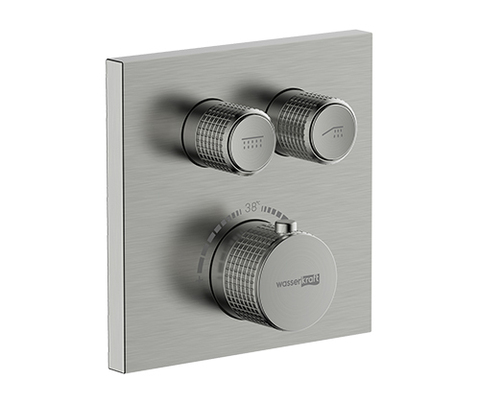 WasserKRAFT Wern 4248 THERMO Термостатический смеситель для ванны и душа, цвет: никель