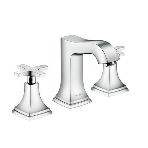Hansgrohe Metropol Classic 31306000 Смеситель для раковины двухвентильный на 3 отверстия с донным клапаном